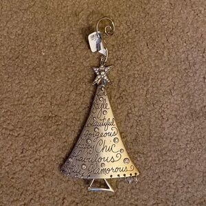 Chico’s Gold Silver Tree Ornament
